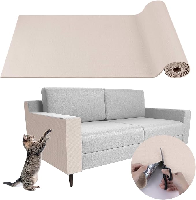 Climbing Cat Scratcher Mat Trimmable Cat Scratching Post Carpet 39.3’’x15.8’’ by LSGCQ