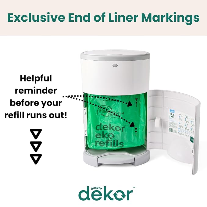 Diaper Dekor CLASSIC Diaper Pail Refills | 4 Count Unscented | Exclusive - Image 6