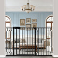 WAOWAO Baby Gate 43.3-52.75" Extra Wide Pressure Mounted Walk Through Swing by WAOWAOBABYSAFETYPRODUCTS
