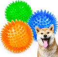 SHARLOVY Squeaky Balls for Dogs Small, Fetch Balls Rubber 3 Pack Bright Colors by SHARLOVY