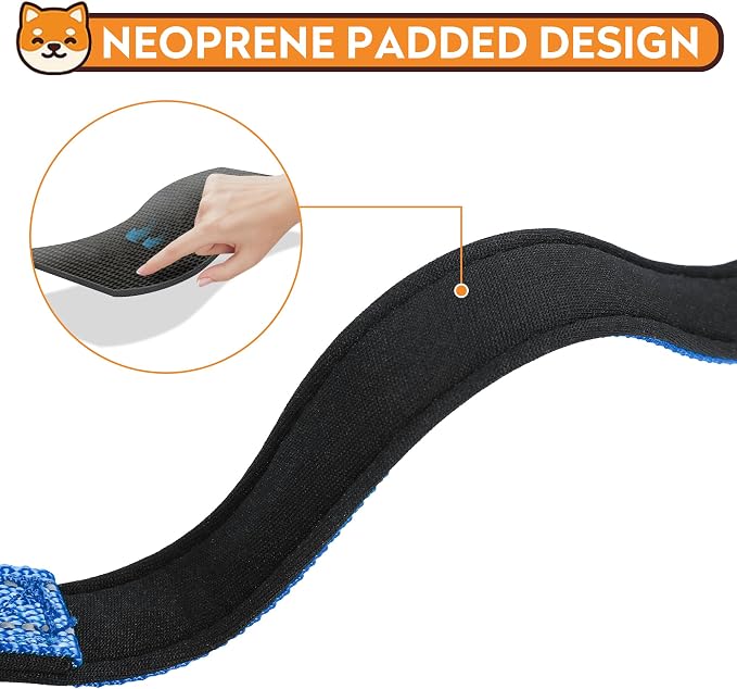 Reflective Dog Collar, Adjustable Soft Neoprene Padded Nylon Pet Collars - Image 4