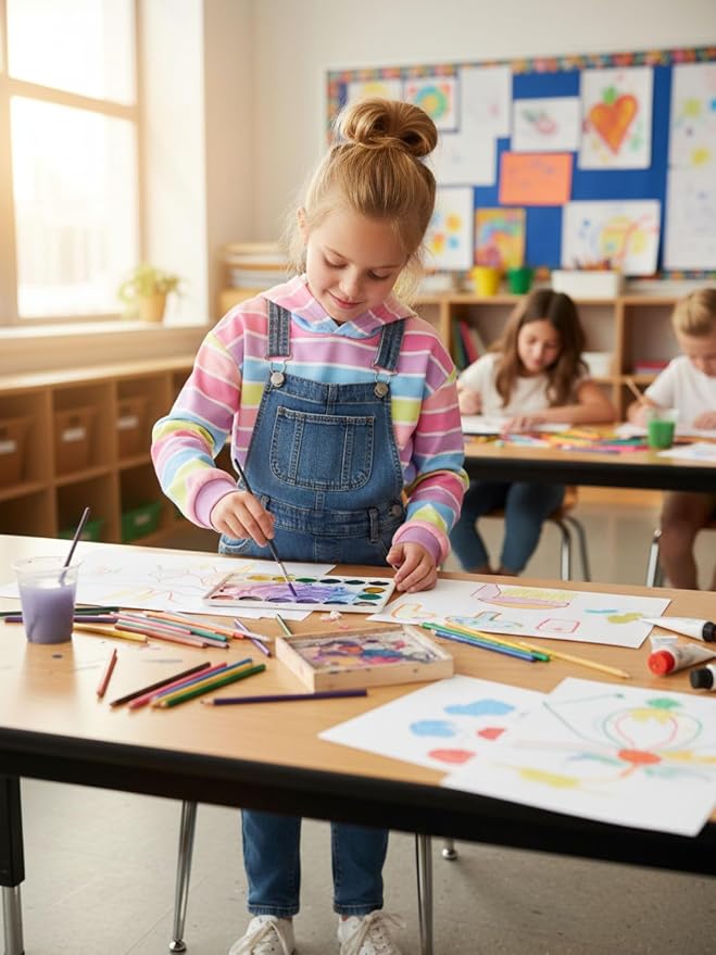 WELAKEN Sweatshirts for Girls Toddler & Kids II Little Girl's Pullover Tops - Image 3