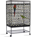 Daoeny Bird Cage Seed Catcher, Large Bird Cage Cover, Adjustable Soft Airy by Daoeny