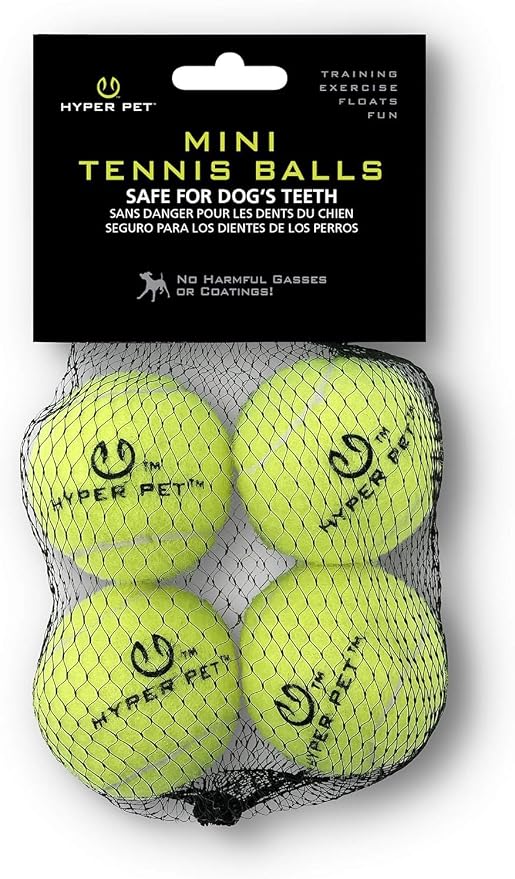 Hyper Pet MINI Tennis Balls for Dogs, Safe Dog Ball for Exercise & Training by HyperPet
