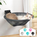 Cat Hammock Wall Mounted, Foldable & Stable Cat Beds- Breathable Cat Wall by JUNSPOW