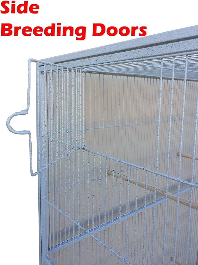 54" Large Wrought Iron Breeding Flight Canary Parakeet Cockatiel Lovebird Finch - Image 6