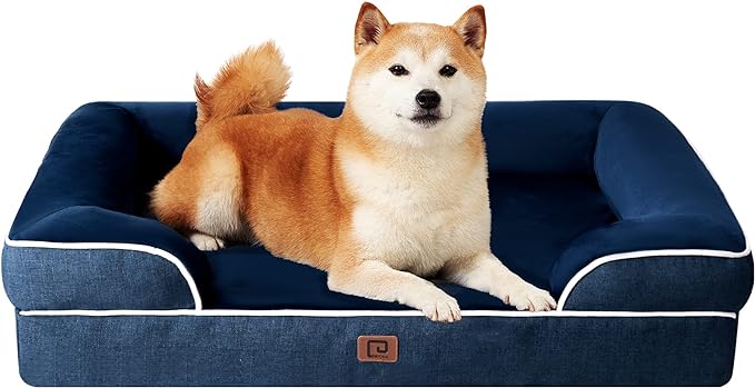 EHEYCIGA Orthopedic Dog Beds for Large Dogs, Waterproof Memory Foam Large Dog by EHEYCIGA