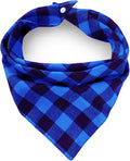 Christmas Plaid Dog Bandana by ZIRVYIR