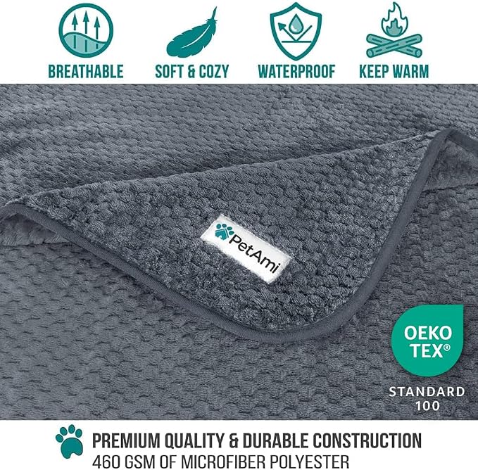 PetAmi Waterproof Dog Blanket, Leakproof XL Pet Blanket - Image 3