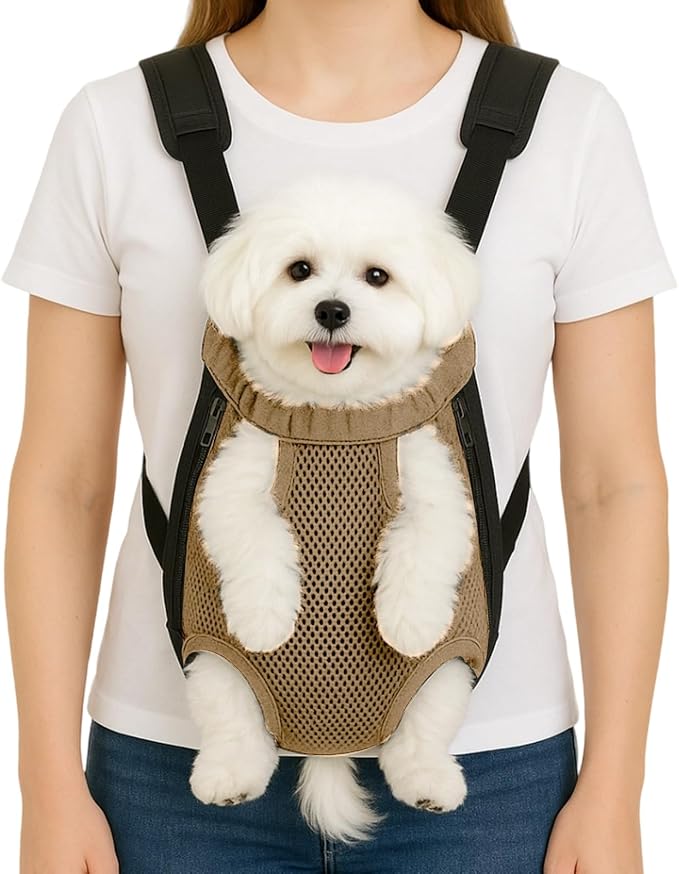 Dog Backpack Carrier, Pet Sling Front Backpack by Unknown