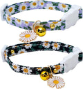 2 Pack Cotton Breakaway Cat Collars by Faygarsle