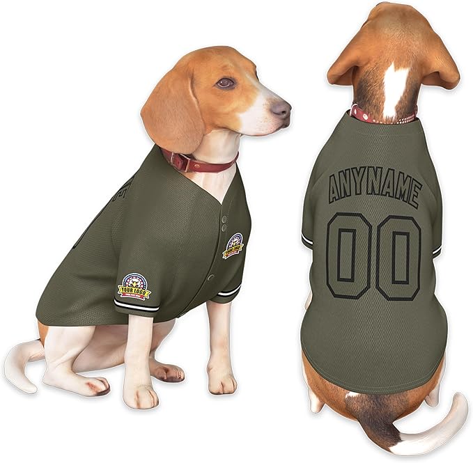 Custom Dog Baseball Jersey by KXK