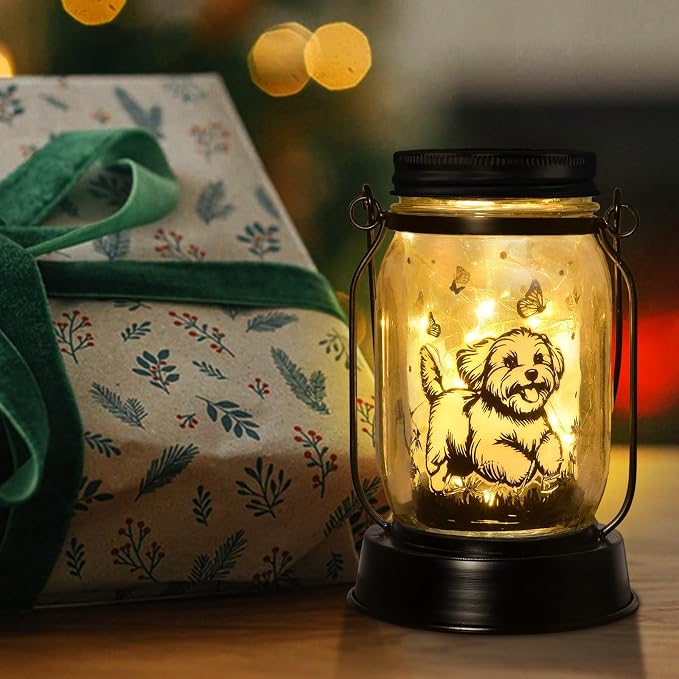 kyoryuger Maltese Dog Gifts for Women/Men Maltese Solar Lanterns Birthday Dog - Image 6