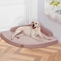 Large Orthopedic Dog Bed with Sides XXL Dog Beds with Removable Washable Cover by Mekiy