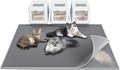 Cat Litter Box Mat: 47"x 36" Waterproof Kitty Cat Litter Trapping Mat, by Createabetterlifeforyou