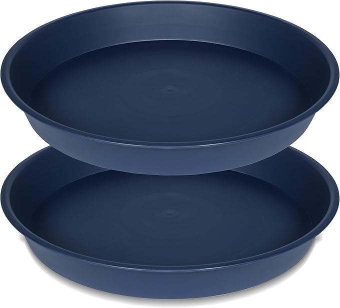 2 Pack of Bird Bath Bowl 12", 1.6" Depth, 10 12 inch Birdbath Bowls Dish Only by Bleuhome