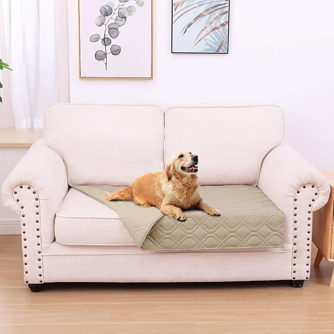 hyha Waterproof Dog Bed Blanket, Soft Pet Blankets, Waterproof Couch Cover by hyha