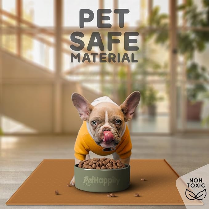 Dog Food Mat - 24x15 Raised Edges Dogs Mat - Image 3
