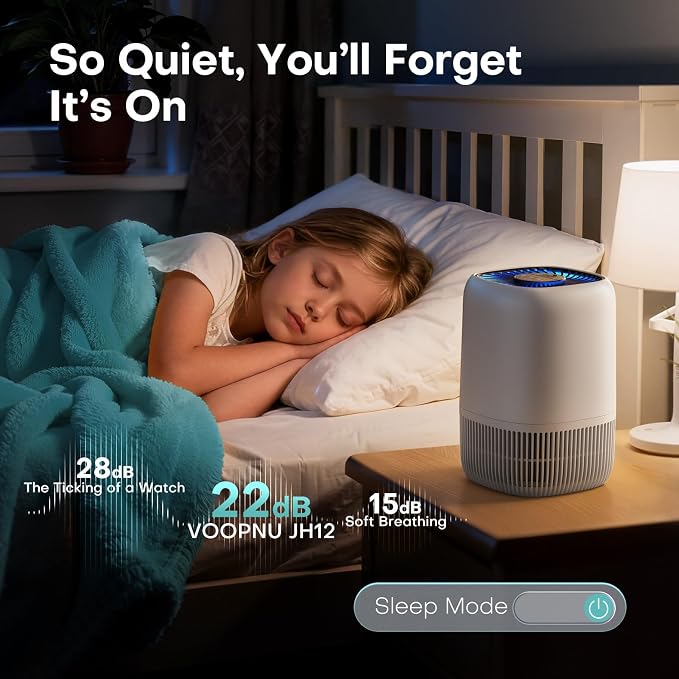 Air Purifiers for Home with H13 Quiet HEPA Filter Up to 1076 Ft² for Pet Hair - Image 4