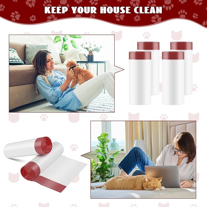 80 Count Self-Cleaning Litter Box Liners - Image 9