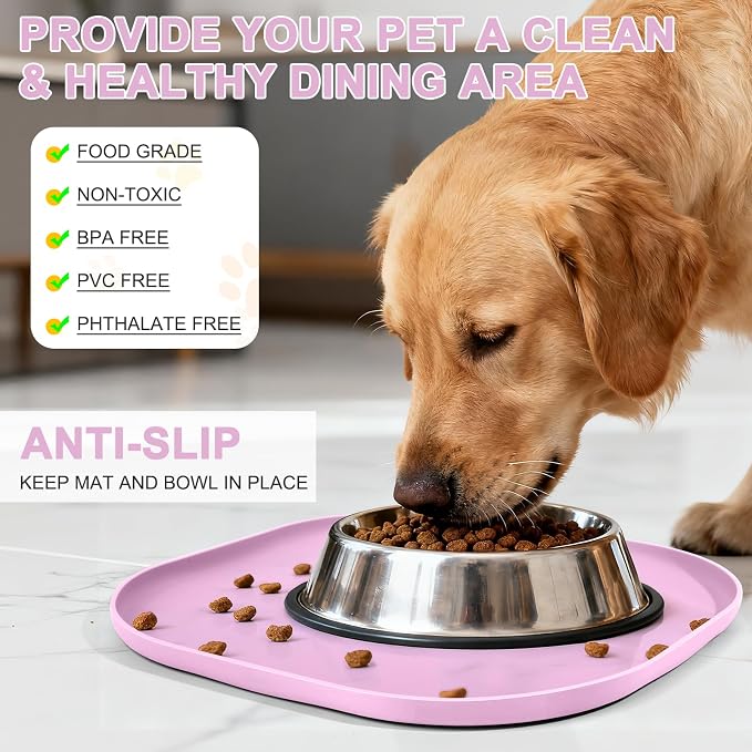 Small Silicone Pet Food Mat - Image 3