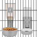 Yummy Sam Hanging Cage Automatic Small Pet Food Bowl Water Bottle Dispenser by YummySam