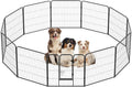 BestPet | Dog Playpen | 32 Inch, 12 Panels | Heavy Duty Metal Pet Exercise Pen by BestPet