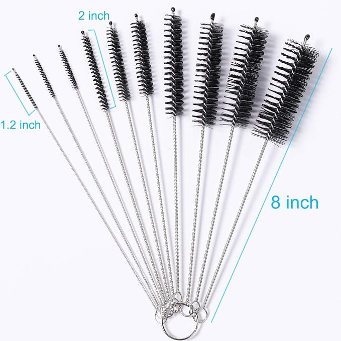 Aquarium Filter Brush Set, Flexible Double Ended Bristles Hose Pipe Cleaner - Image 4