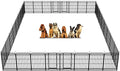Heavy Duty Dog Playpen: 32 Steel Panels 40" Height, Square Steel Pipe by Committedtobetterpetlife