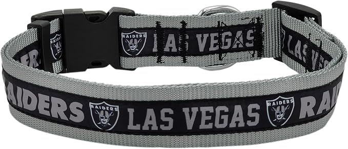 Pets First NFL Raiders Licensed PET COLLAR, Extra Large - Image 2