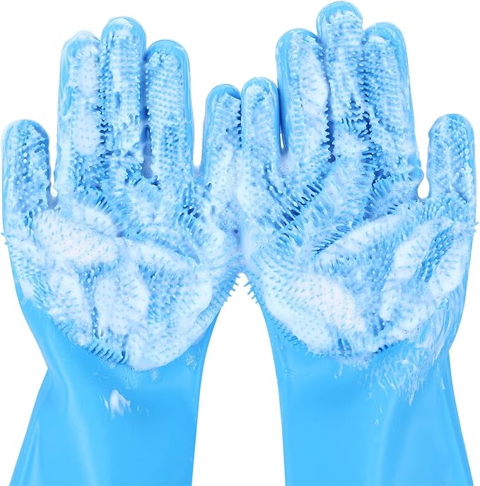 Pecute Pet Grooming Gloves by pecute