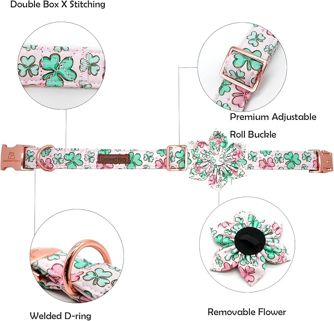 Lionheart glory St. Patrick's Day Dog Collar - Image 2