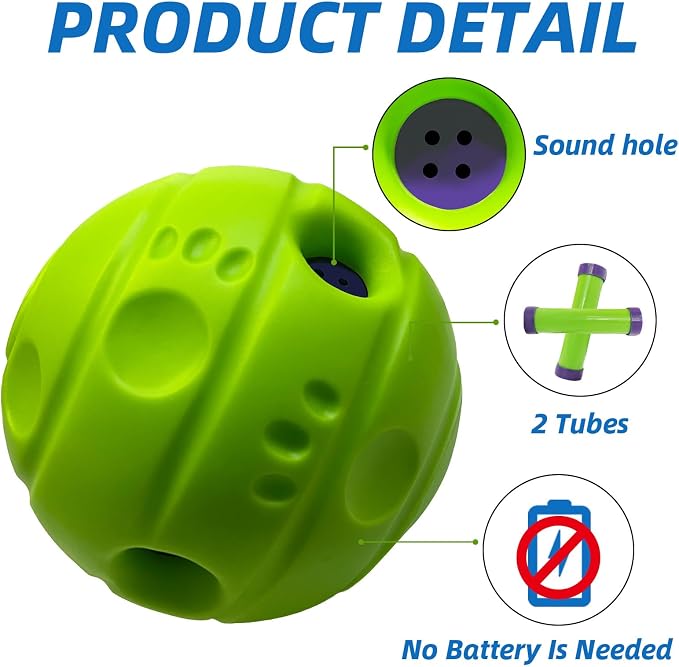 Dog Toys Ball, Interactive Dog Ball, No Paint, Gibbering Sound - Image 2