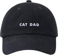 Cat Mom & Dad Hats for Proud Cat Parents | for Men & Women | Embroidered Text by Hatphile