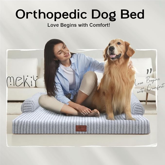 Large Dog Bed Waterproof Orthopedic Foam Dog Beds - Image 8