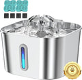 Cat Water Fountain Stainless Steel by Vekonn