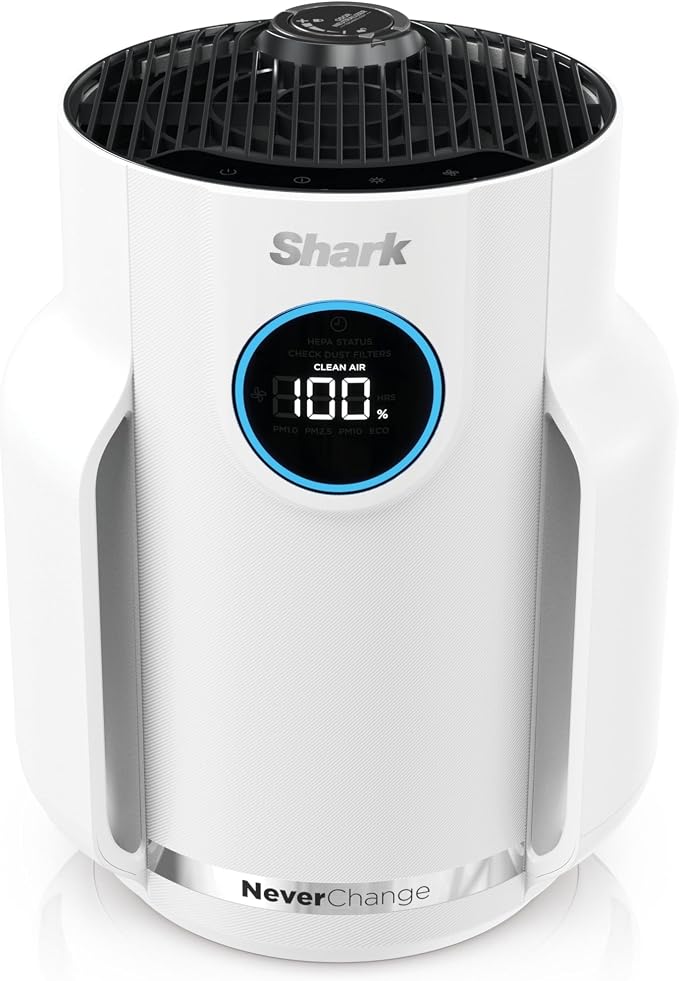Shark Air Purifier for Home, NeverChange Compact Pro, for Bedroom, Home Office by Shark