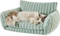 Hollypet Cat Bed Fluffy Plush Mutifuctional Double-Layer Soft Pet Couch by Hollypet
