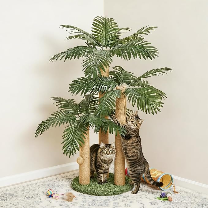 31.5Inch Cat Scratching Post, Cat Scratcher Tree - Image 5