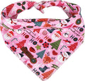 Lionet Paws Christmas Dog Bandana Washable Cotton Handkerchief Scarf Triangle by lionetpaws