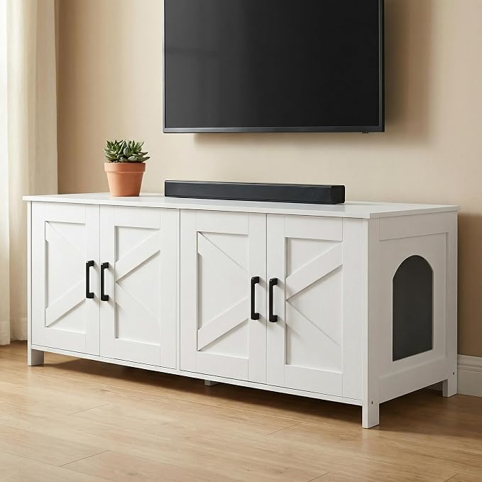 Homhedy Cat Litter Box Enclosure - Image 5