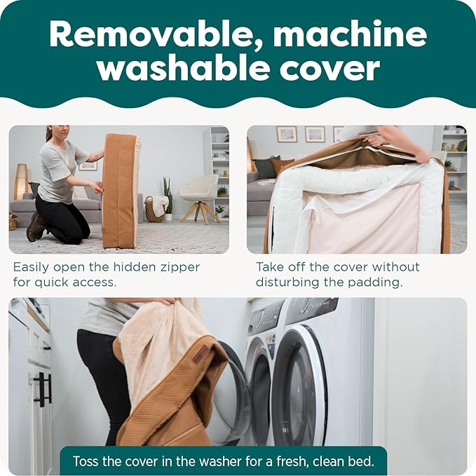 Furhaven Orthopedic Dog Bed for Large Dogs w/ Removable Bolsters & Washable - Image 4