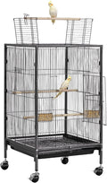 VEVOR Bird Cage, Open Flat Top, Wrought Iron Bird Flight Cage by VEVOR