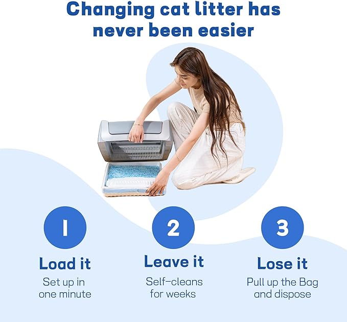 Crystal Cat Litter and Disposable Litter Trays 2 Sets Compatible - Image 5