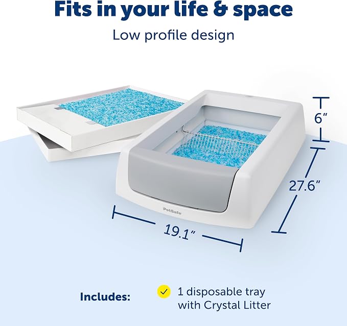 PetSafe ScoopFree Crystal Classic Self-Cleaning Litter Box System Automatic Cat - Image 7