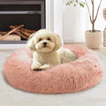 JOLLYVOGUE Calming Dog Bed Large Size Dog, Anti-Anxiety Donut Large Pet Bed by JOLLYVOGUE