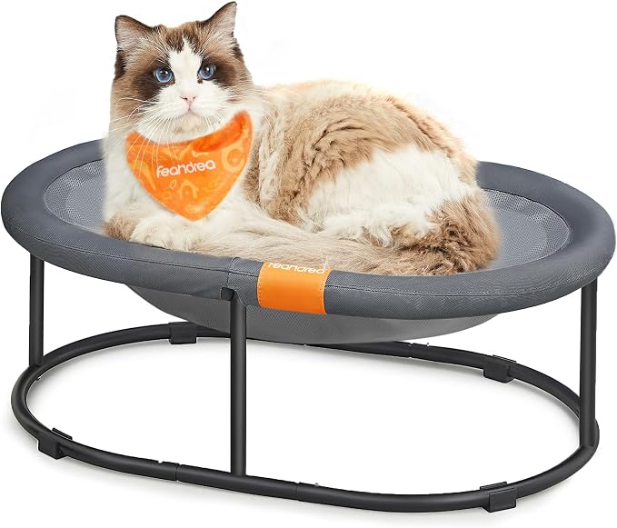 Feandrea Pet Bed, Cat Hammock, Elevated Cat Bed by FeandreabySONGMICSHOME