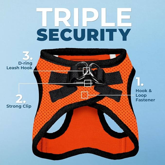 Best Pet Supplies Voyager Step-in Air All Weather Mesh Harness and Reflective - Image 2