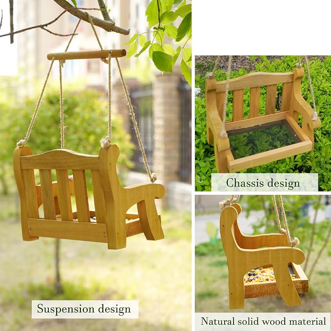 Notakia Set of 2 Swing Wild Bird Feeder Stand - Image 6