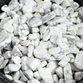 1lb Howlite Aquarium Gravel Rocks Natural Tumbled Healing Crystal Chips Bulk by YATOJUZI